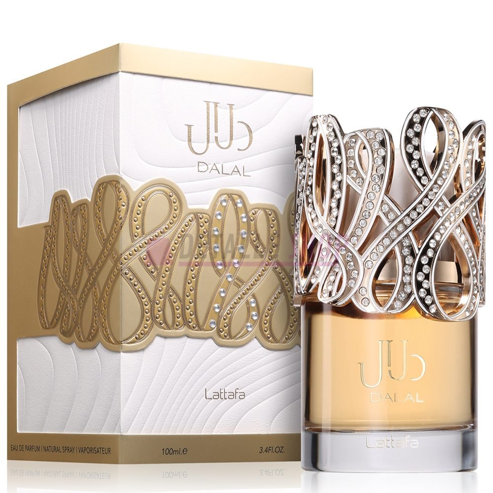 dalal-lattafa-caja-frasco-perfume-arabe-eau-de-parfum-murcia Frasco y caja original del perfume árabe de mujer Lattafa Dalal Eau de Parfum