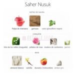 saher nusuk notas del perfume ingredientes notas olfativas