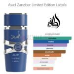 Opiniones y resena olfativa del perfume marino Lattafa Asad Zanzibar limited edition lattafa