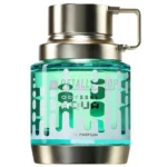 Botella y diseño del perfume cítrico Armaf Odyssey Aqua