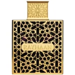 Botella y diseño del perfume Rayhaan Elixir