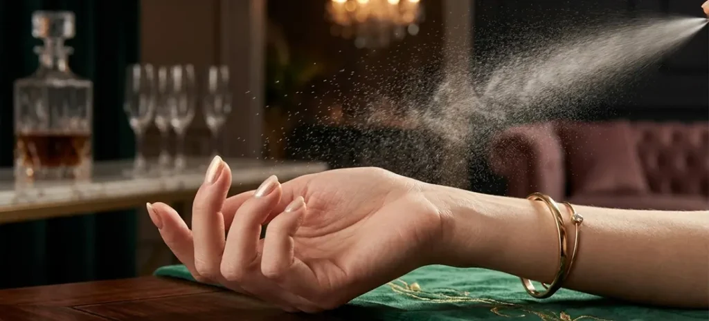 Cómo aplicar un perfume árabe amaderado