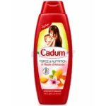 Champú y desenredante 2 en 1 Cadum con aceite de almendras para cabello frágil