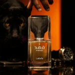 Presentación detallada del frasco del perfume Fahad de Lattafa