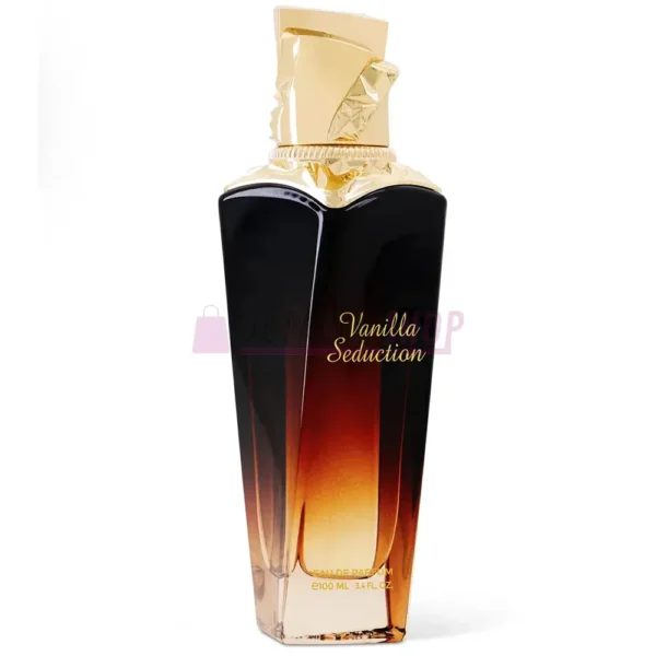 Frasco del perfume árabe de vainilla para mujer Vanilla Seduction de Maison Asrar.