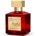 Frasco de cristal del perfume árabe unisex Barakkat Rouge 540 Extrait