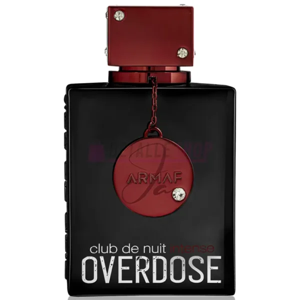 Frasco del extrait de parfum de hombre Armaf Club de Nuit Overdose