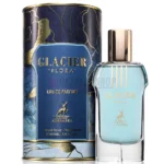 Caja y frasco del perfume unisex Glacier Flora de Maison Alhambra.