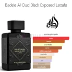 piramide Aroma cálido, dulce y ambarado del perfume Bade e Al Oud Black Exposed